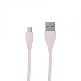 Дата-кабель Maxxter UB-M-USB-01GP 1m USB(тато) - microUSB(тато) Pink