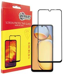Захисне скло DENGOS Full Glue для Xiaomi Redmi 13С Black (TGFG-337)
