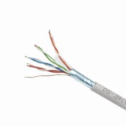 Вита пара Cablexpert FPC-5004E-SO/100C Picture CAT5e, одножильна, екранована фольгою, 100м