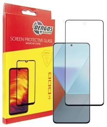 Захисне скло DENGOS Full Glue для Xiaomi Redmi Note 13 5G Black (TGFG-328)