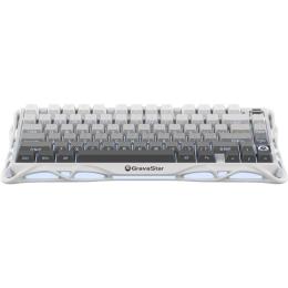 Клавіатура GravaStar Mercury K1 White Switch Kailh Cheery Pink (EN/UKR) (GSK1_GWHT)