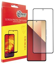 Захисне скло DENGOS Full Glue для Xiaomi Redmi Note 13 Pro Black (TGFG-338)