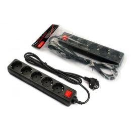 Мережевий фільтр FrimeCom FC-B2005W Black 5 розеток, 1.8 м, 1,8 В