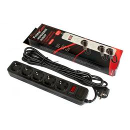 Мережевий фільтр FrimeCom FC-B4005W Black 5 розеток, 4.5 м, 4,5 В
