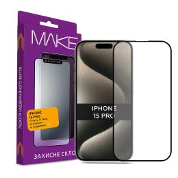 Захисне скло MakeFuture для Apple iPhone 15 Pro (MGF-AI15P)