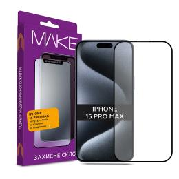 Захисне скло MakeFuture для Apple iPhone 15 Pro Max (MGF-AI15PM)