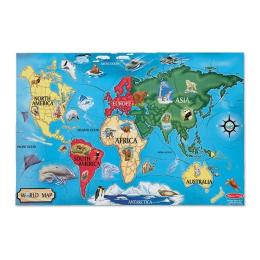 Пазл Melissa&amp;Doug Карта Світу MD10446 підлоговий класичний 33 елементів
