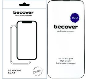 Захисне скло BeCover 10D для Apple iPhone 13 Pro Max Black (711515)