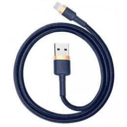 Дата-кабель Baseus Cafule 2m USB (тато) - Lightning (тато) Blue Gold (CALKLF-CV3)