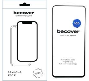 Захисне скло BeCover 10D для Infinix Hot 40 Pro (X6837) Black (711336)