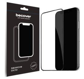 Захисне скло BeCover Glass для Apple iPhone 15 Plus Black (709788)