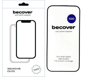 Захисне скло BeCover 10D для Apple iPhone 15 Pro Black (711331)