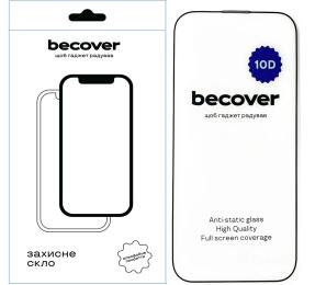 Захисне скло BeCover 10D для Apple iPhone 14 Pro Black (711327)