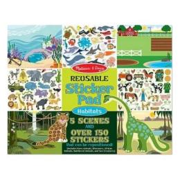 Набір наклейок Melissa&amp;Doug MD14196 Житла тварин багаторазові