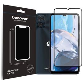 Захисне скло BeCover Glass для Motorola Moto E22/E22i Black (709731)