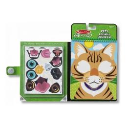 Набір наклейок Melissa&amp;Doug MD30512 Домашні тварини багаторазові