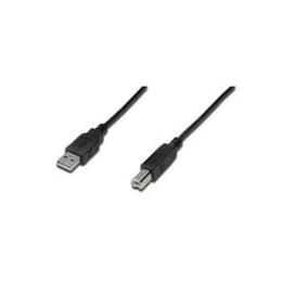 Дата-кабель Digitus AK-300102-018-S 1.8m USB(тато) - USB Type B(тато) Black Red