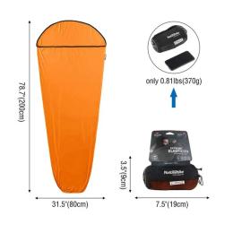 Підкладка для спального мішка Naturehike NH17N002-D Orange