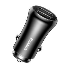 Автомобільний адаптер для телефона Baseus CCALL-GB01 Black (2xUSB 4.8 А Car Charger)
