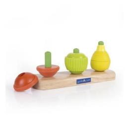 Розвиваюча іграшка Guidecraft Пірамідка Manipulatives Фрукти (G6732)