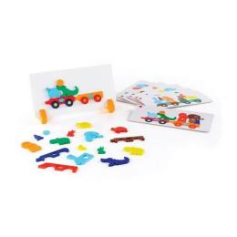 Розвиваюча іграшка Guidecraft Manipulatives Потяг з тваринами (G5092)