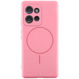 Чохол-накладка Lakshmi Silicone Cover Full Camera (AA) with MagFit для Motorola Edge 50 Light Pink