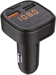 ФМ-модулятор ArmorStandart ASF1 18W QC3.0 2xUSB Black (ARM82826)