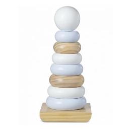 Розвиваюча іграшка для малюків Melissa&amp;Doug Величезна натуральна деревяна пірамідка MD30540