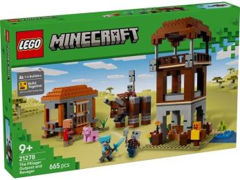 Конструктор LEGO 21278 Minecraft Аванпост розбійників та спустошувач