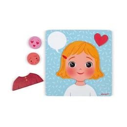 Розвиваюча іграшка для малюків Janod Магнітна гра - Емоції J08038