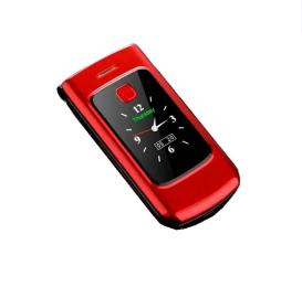 Кнопковий телефон Tkexun F18 (Happyhere F18) Red