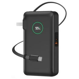 Зовнішній портативний акумулятор WIWU Wi-P049 10000 mAh Black PD20W