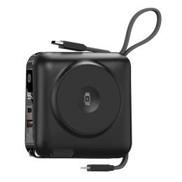 Зовнішній портативний акумулятор WIWU Wi-P051 6 in 1 15000 mAh Black PD45W