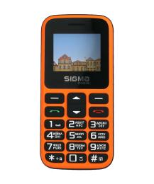 Кнопковий телефон Sigma mobile Comfort 50 HIT2020 Orange