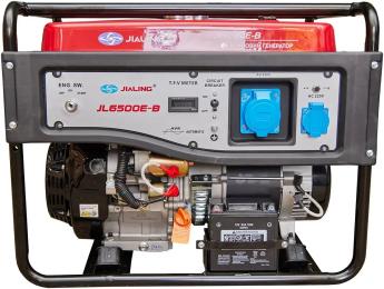Генератор JIALING JL6500E-B Black Red 5.5 кВт