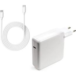 Блок живлення для ноутбука Vinga для Apple 87W 5.2V3A/9V3A/12V3A/15V3A/20.2V4.3A USB-C (VPA-87-APP-C)