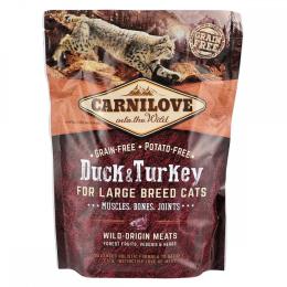 Корм сухий Carnilove Cat Large Breed Duck and Turkey (170195/2775) 400 г