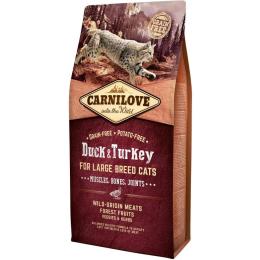 Корм сухий Carnilove Cat Large Breed Duck and Turkey (170207/2751) 6 кг
