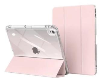 Чохол-книжка для планшета Infinity Comma iPad 10th 2022/2024 10.9/iPad 2025 Joy PU with Pencil Slot Series Light Pink