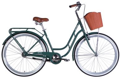 Велосипед Дорожник RETRO Velosteel рама-19 2025 Green Gray (OPS-D-28-428)