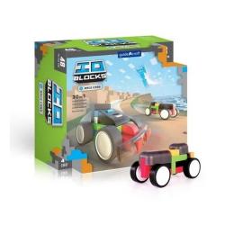 Блоковий конструктор Guidecraft IO Blocks Гоночні машини (G9607)