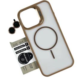 Чохол-накладка Infinity Stand Camera MagSafe для iPhone 14 Beige