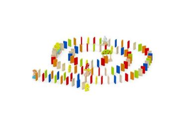 Ігровий набір Viga Toys Доміно 51620 116 елементів