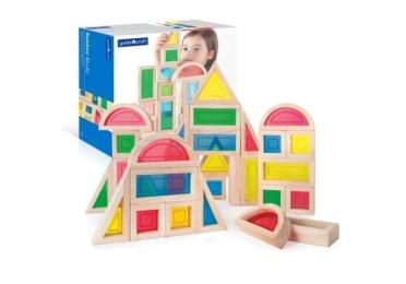 Ігровий набір Guidecraft набір стандартних блоків Block Play - Велика веселка, 30 шт. (G3016)