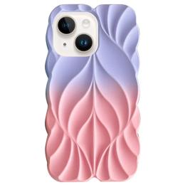 Чохол-накладка EpiK TPU Leaf для Apple iPhone 15 (6.1) Lilac Pink