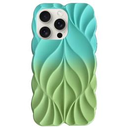 Чохол-накладка EpiK TPU Leaf для Apple iPhone 15 Pro (6.1) Marine Green Mint