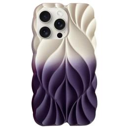 Чохол-накладка EpiK TPU Leaf для Apple iPhone 15 Pro (6.1) Purple White