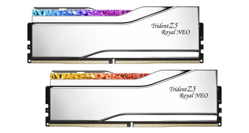 Оперативна память G.Skill 32GB (2x16GB) DDR5 6000 MHz CL26 Trident Z5 Royal Neo Silver (F5-6000J2636H16GX2-TR5NS)
