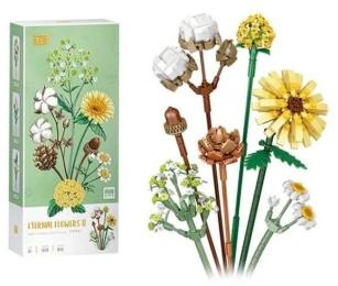Конструктор LOZ 1670 mini Букет квітів 4