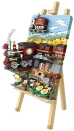 Конструктор LOZ 1296 Mini Весняний поїзд